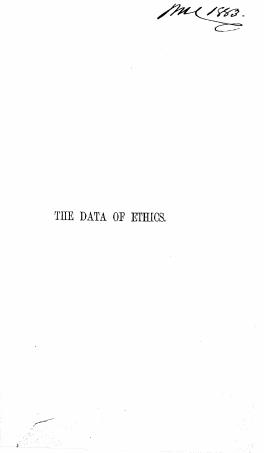 The data of ethics